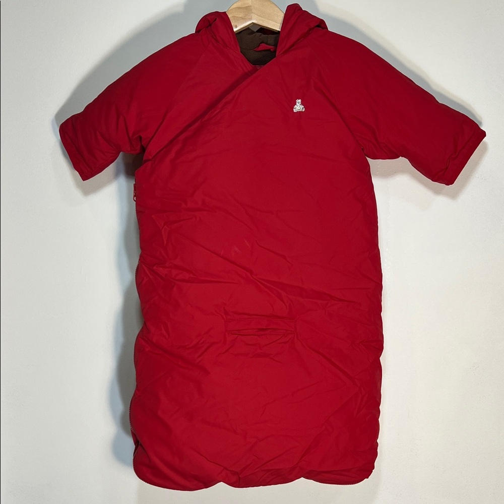 GAP Red Hooded Kids Jacket sleeping bag winter stroller cover